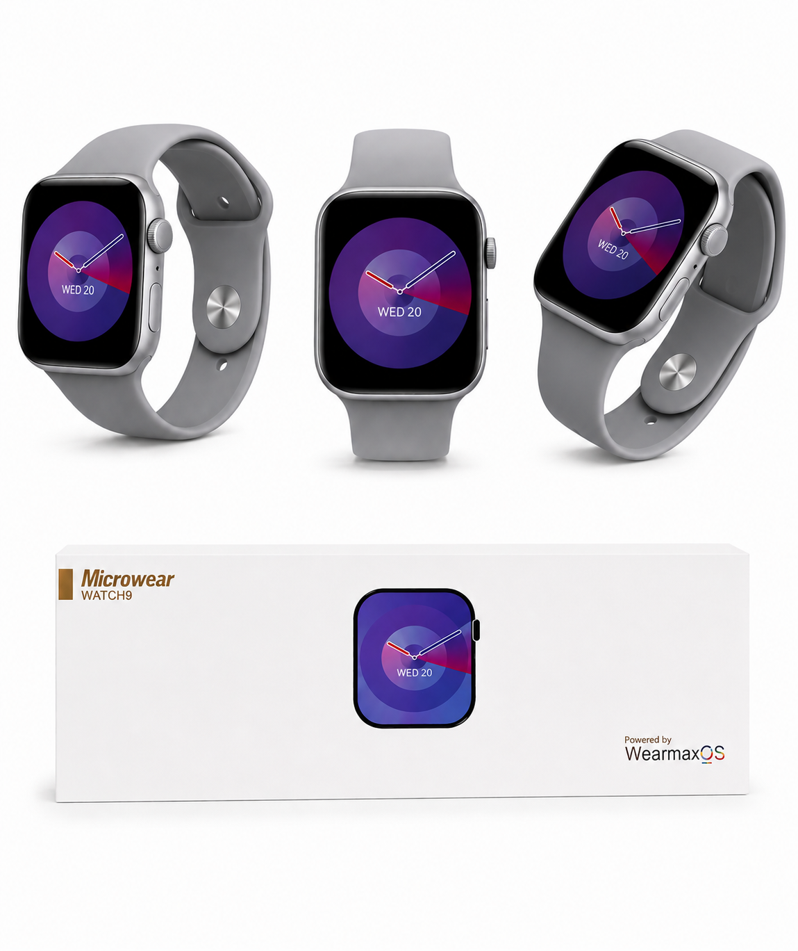 Premium Full Touch Smart Watch – Silver Edition